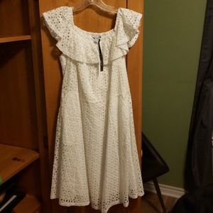 Eyelet dress
